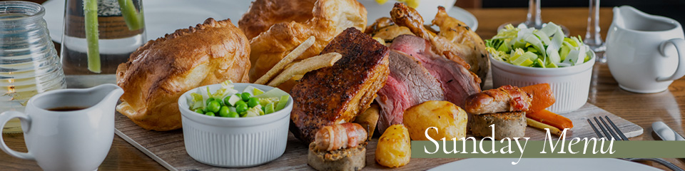 Sunday Menu at The Botanist on the Green